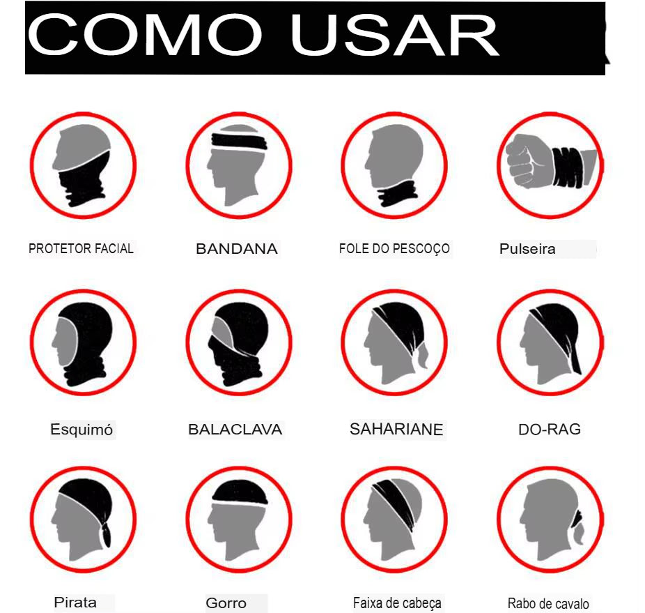Lenços sem costura 4 pçs protetor solar de pesca máscaras faciais proteção uv à prova de vento respirável pescoço tubos magia bandana buffs para ciclismo