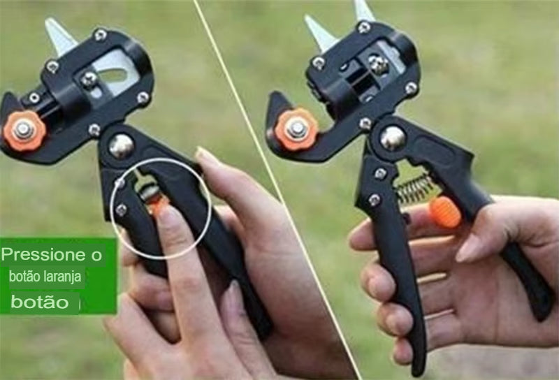Alicate de Enxerto Pruner Ferramenta De Jardim, Cortador De Filial, Secateur Poda, Plant Shears Caixas, Fruit Tree Scissor, Chopper, Corte