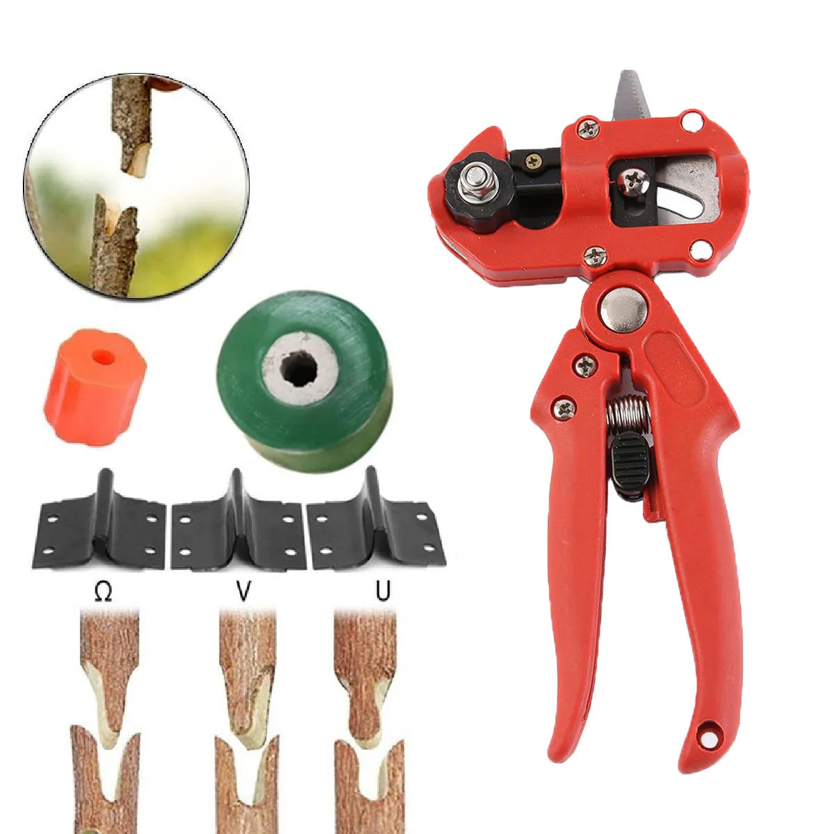 Alicate de Enxerto Pruner Ferramenta De Jardim, Cortador De Filial, Secateur Poda, Plant Shears Caixas, Fruit Tree Scissor, Chopper, Corte