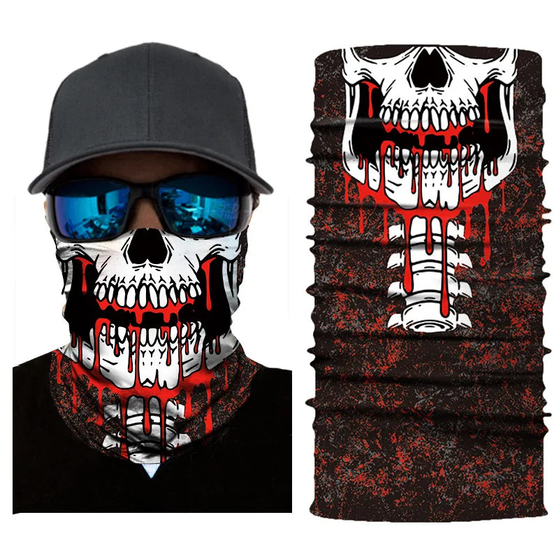 Balaclava Unisex Bandana, Tubo do crânio, Lenço do pescoço, Aquecedor, Tampa do rosto, Lenço de cabeça, Headband, Headwear, proteção
