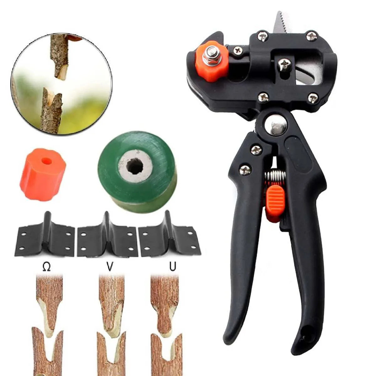 Alicate de Enxerto Pruner Ferramenta De Jardim, Cortador De Filial, Secateur Poda, Plant Shears Caixas, Fruit Tree Scissor, Chopper, Corte