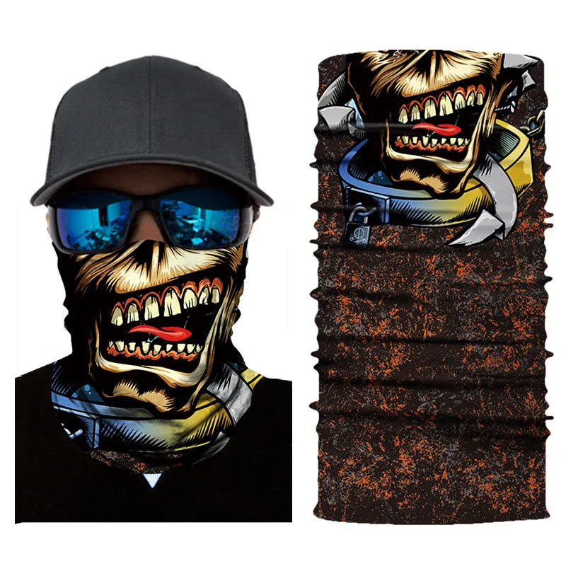 Balaclava Unisex Bandana, Tubo do crânio, Lenço do pescoço, Aquecedor, Tampa do rosto, Lenço de cabeça, Headband, Headwear, proteção