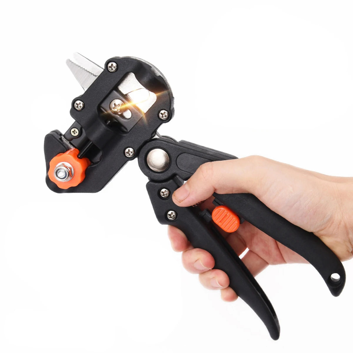 Alicate de Enxerto Pruner Ferramenta De Jardim, Cortador De Filial, Secateur Poda, Plant Shears Caixas, Fruit Tree Scissor, Chopper, Corte