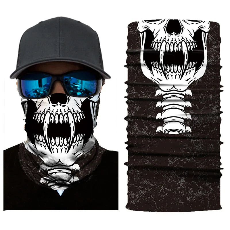 Balaclava Unisex Bandana, Tubo do crânio, Lenço do pescoço, Aquecedor, Tampa do rosto, Lenço de cabeça, Headband, Headwear, proteção