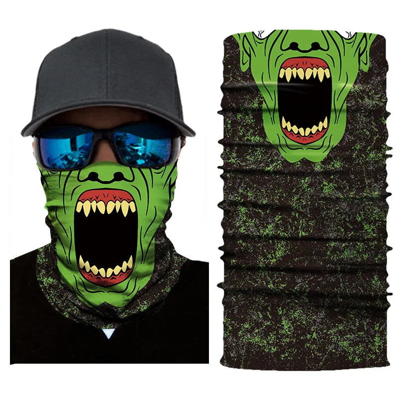 Balaclava Unisex Bandana, Tubo do crânio, Lenço do pescoço, Aquecedor, Tampa do rosto, Lenço de cabeça, Headband, Headwear, proteção