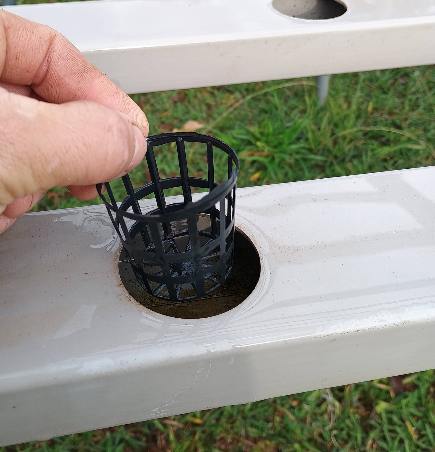 Vaso Hidroponia NETPOT para mudas - tamanho 5,2cm x 3,8cm x 4,6cm - 200 unidades