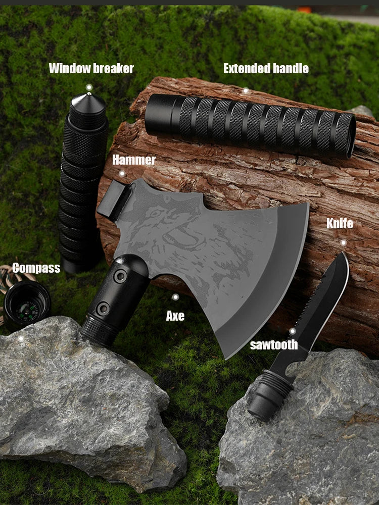 Machado Multifuncional Dobrável (Tomahawk Tático)