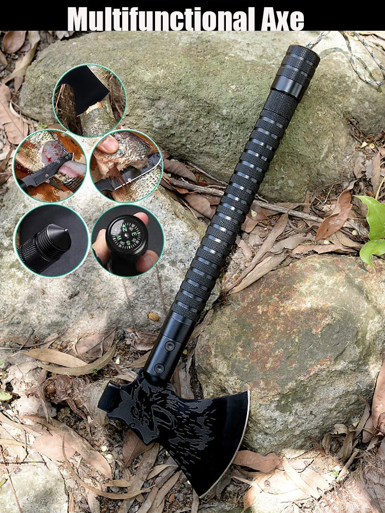Machado Multifuncional Dobrável (Tomahawk Tático)