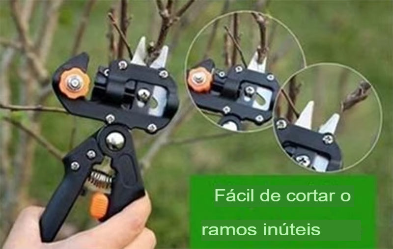 Alicate de Enxerto Pruner Ferramenta De Jardim, Cortador De Filial, Secateur Poda, Plant Shears Caixas, Fruit Tree Scissor, Chopper, Corte