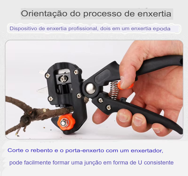 Alicate de Enxerto Pruner Ferramenta De Jardim, Cortador De Filial, Secateur Poda, Plant Shears Caixas, Fruit Tree Scissor, Chopper, Corte