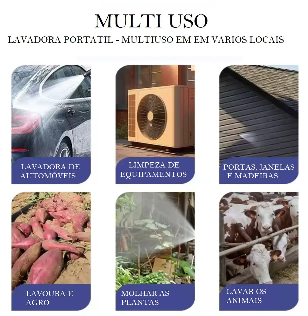 Lavadora de pressão tipo WAP, Pistola De água De Lavagem De Carro Sem Fio De Alta Pressão, bomba De água Portátil De Alta Potência, máquina De Lavagem De Carro De Bateria De Lítio Recarregável