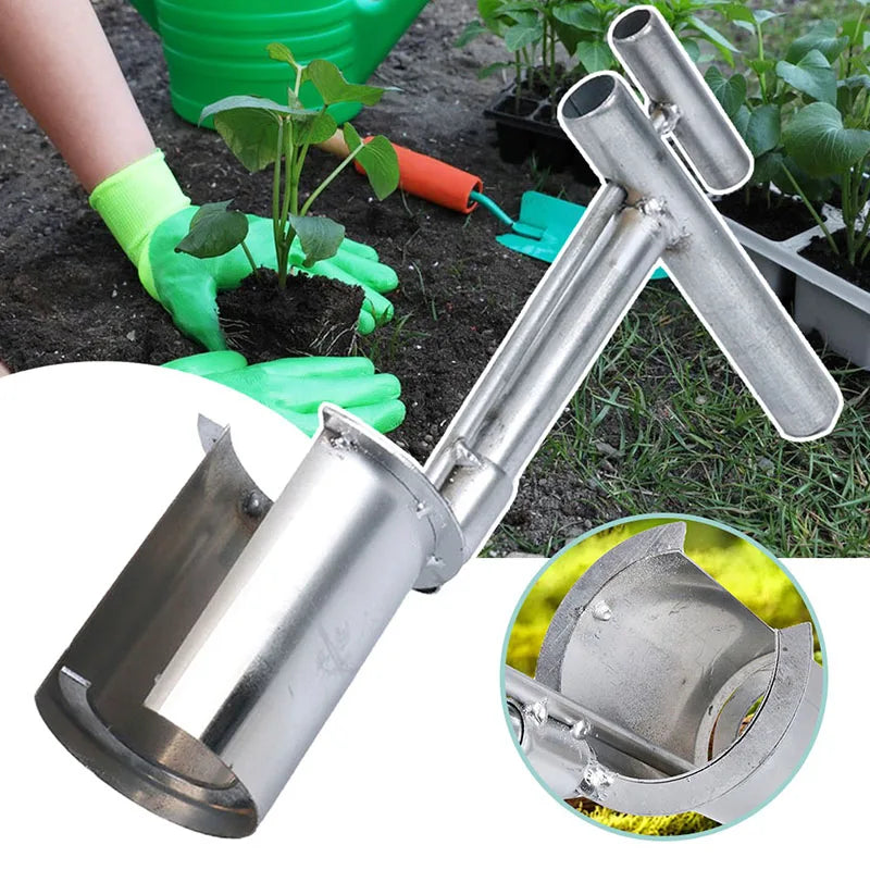 Transplantador de mudas portátil, Semeadeira plantador de bulbos, Multi funcional, Uso agrícola, Ferramenta de jardinagem