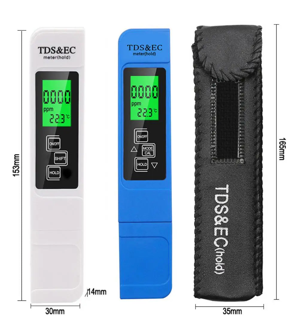 TDS Digital - Testador de Água, Caneta de Teste, Medidor de Qualidade da Água