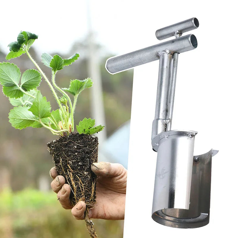 Transplantador de mudas portátil, Semeadeira plantador de bulbos, Multi funcional, Uso agrícola, Ferramenta de jardinagem